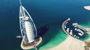 ОАЭ, Дубай, отель, с высоты