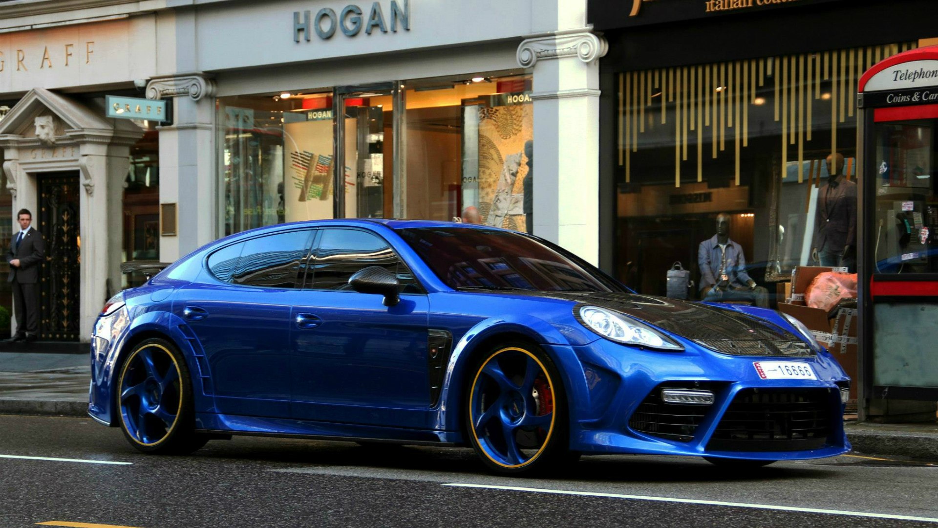 Porsche Panamera 2 карбоновый капот