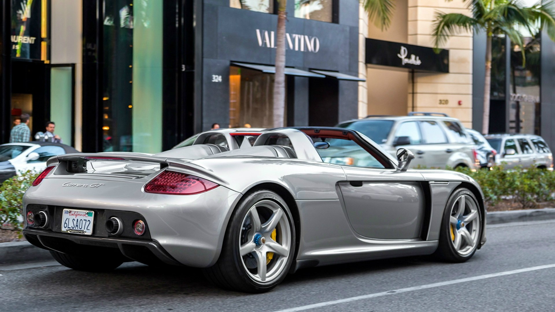 Porsche Carrera gt 2005 красная