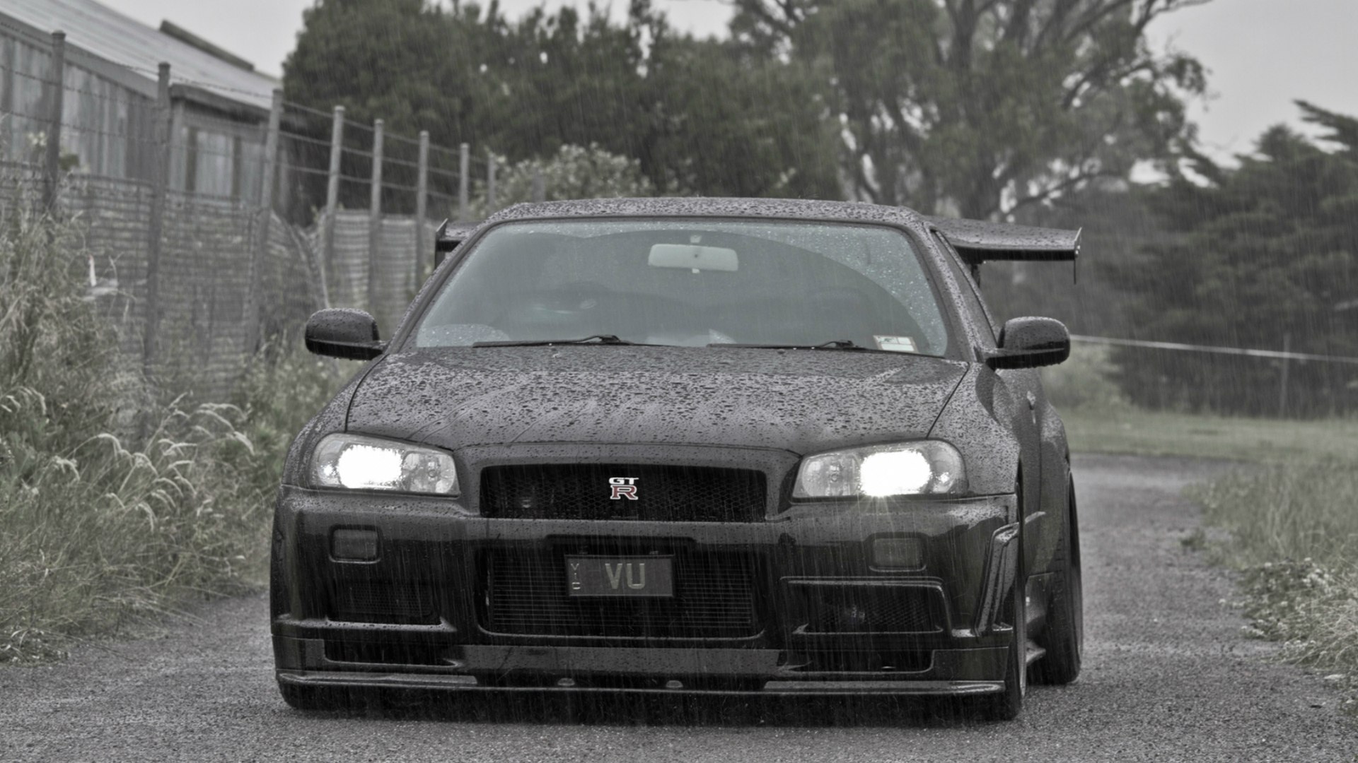 Nissan Skyline GTR r34 черный