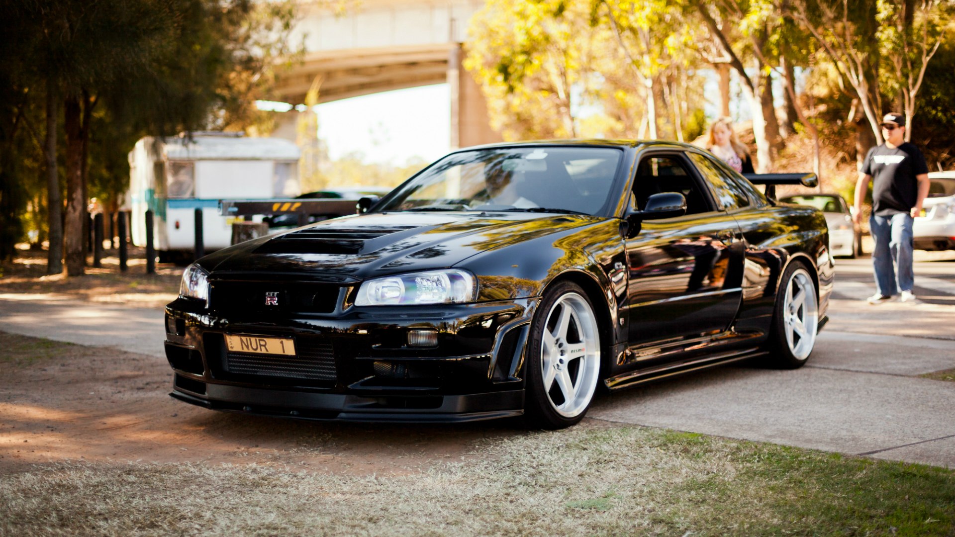 Nissan Skyline GTR r34 черный