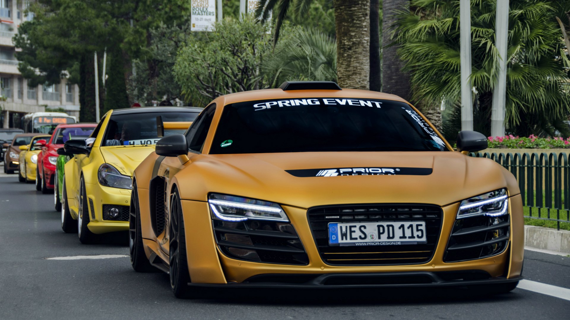 Audi r8 on the Street