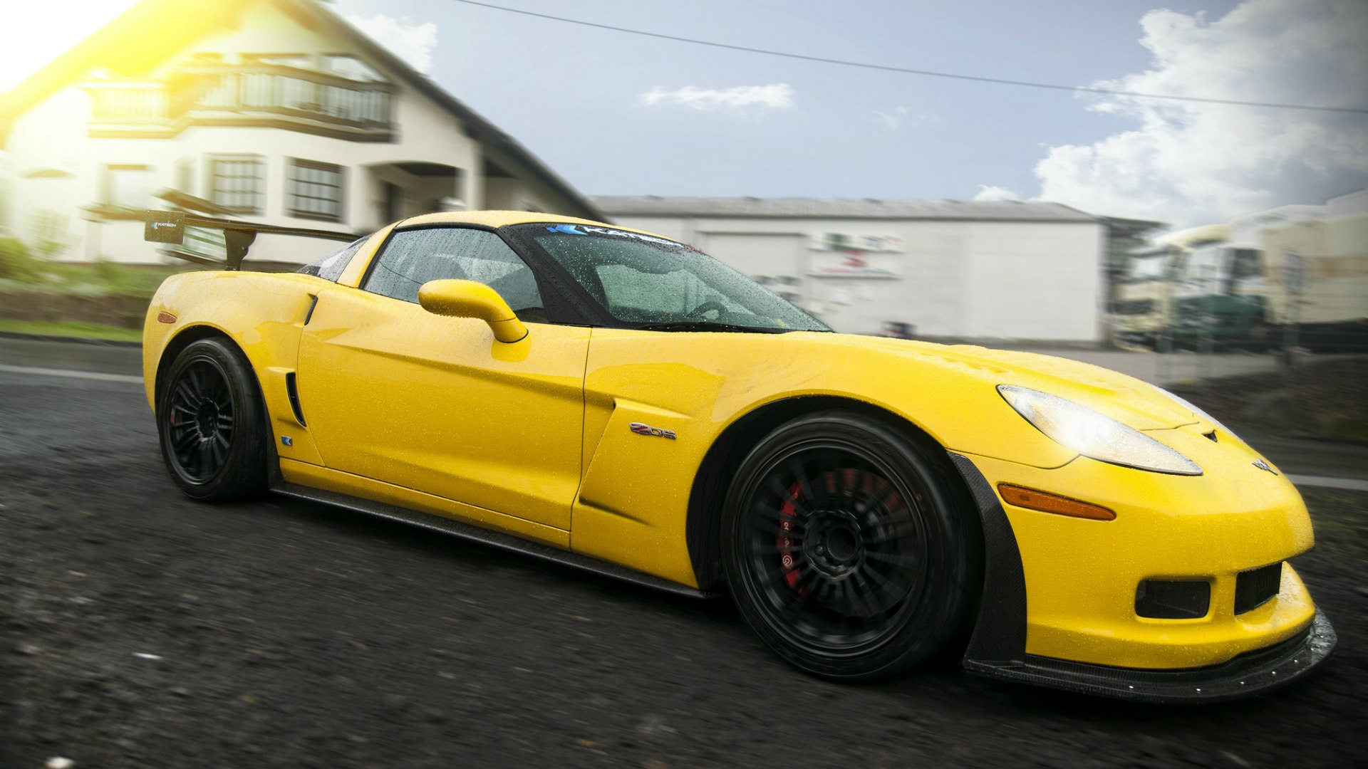 Chevrolet Corvette c6 Yellow