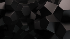 3D абстракция чёрная