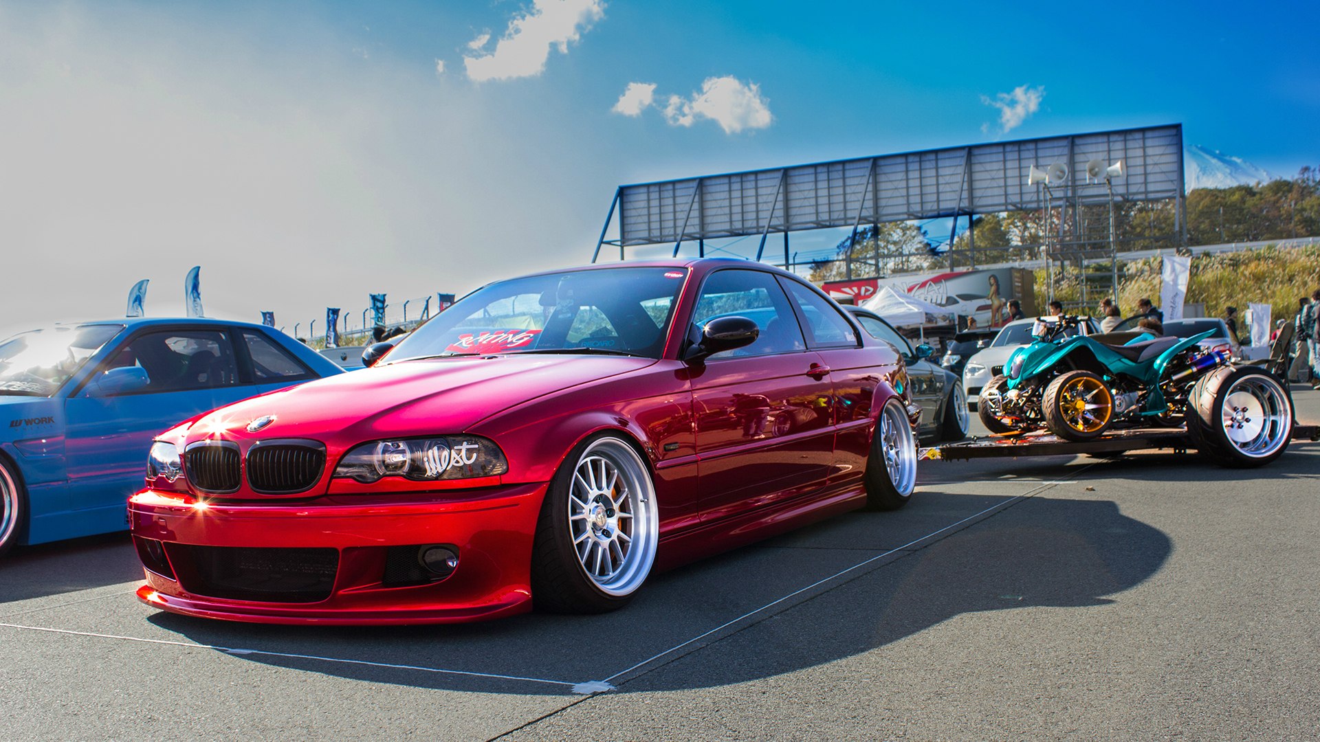BMW 3 e46 Candy Red