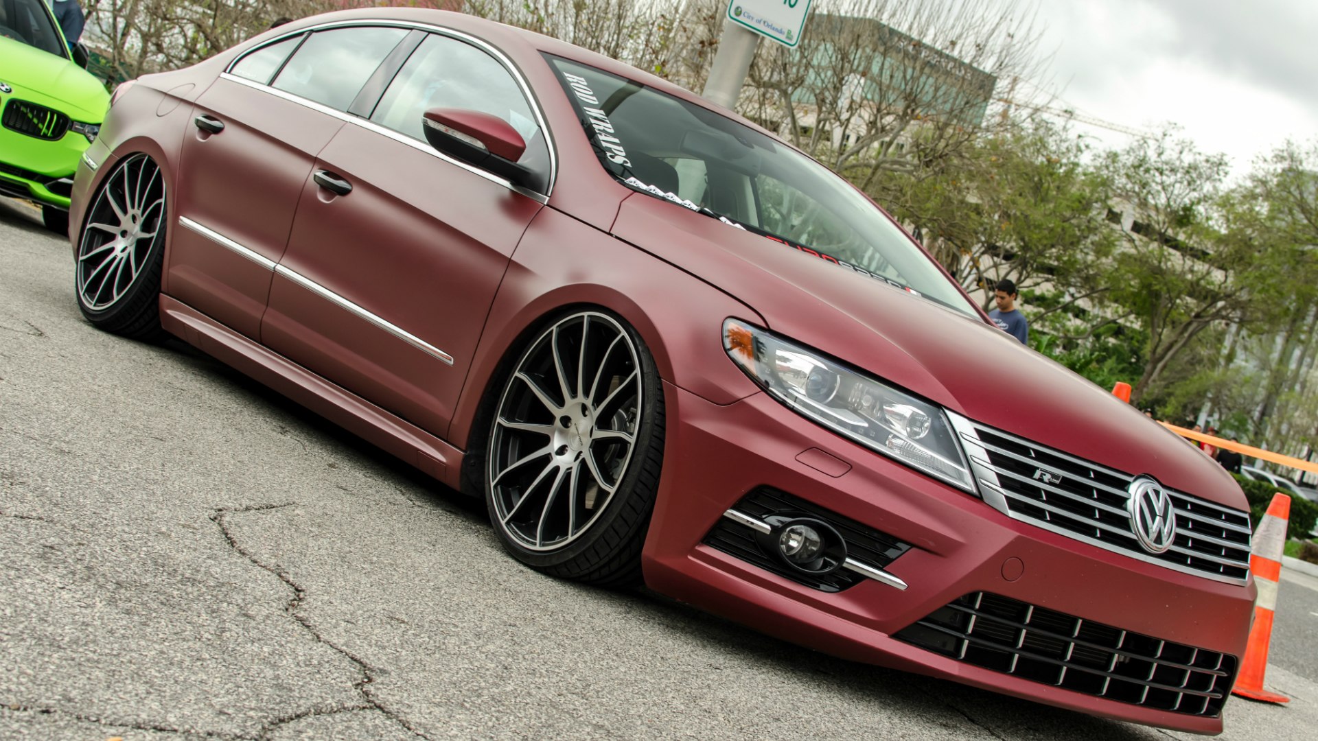 Volkswagen Passat cc 2012 stance