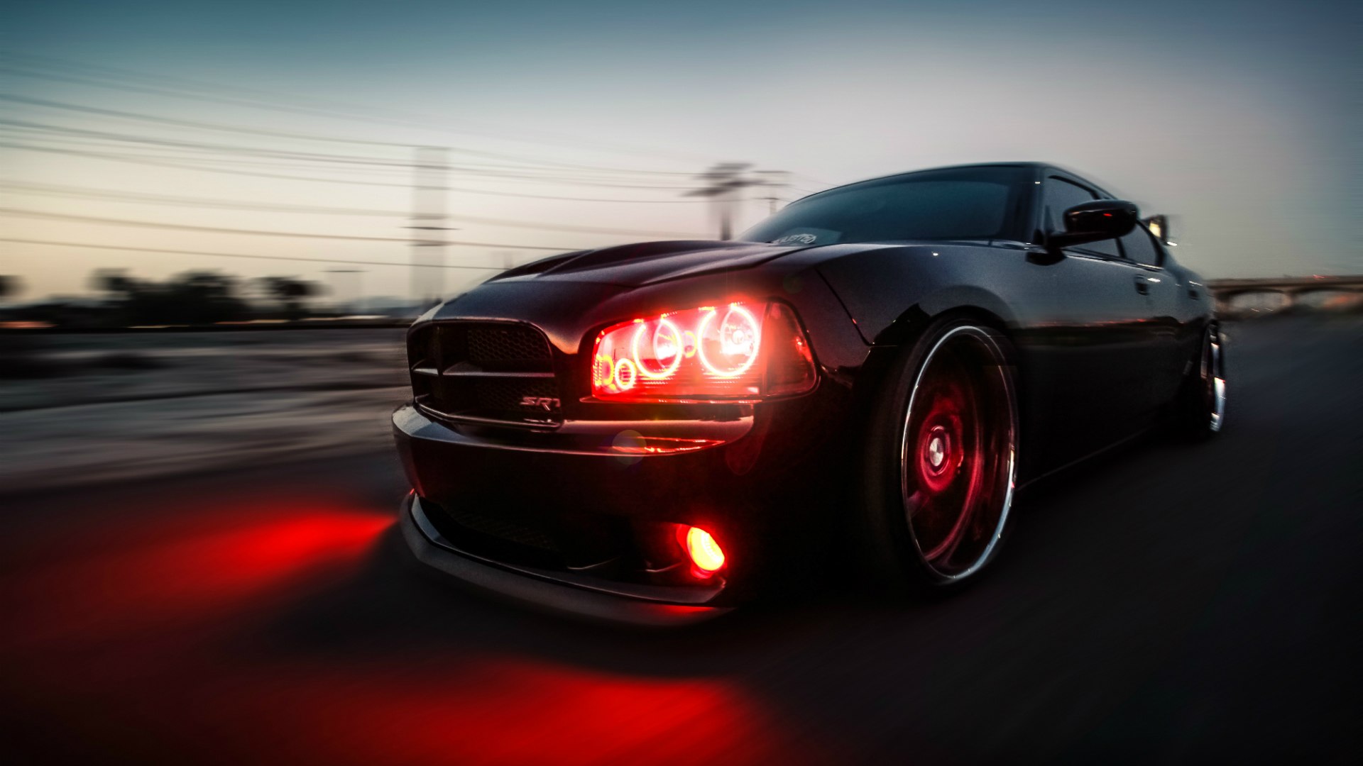 Dodge Challenger Hellcat ангельские глазки