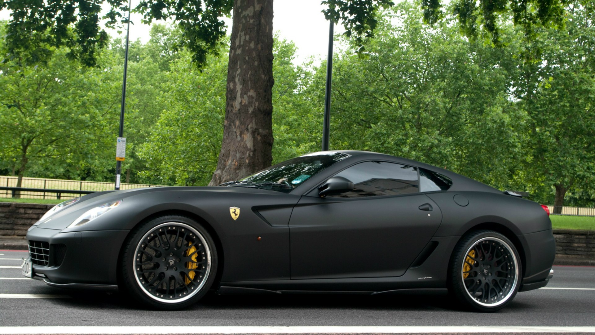 Ferrari 599 GTO черный