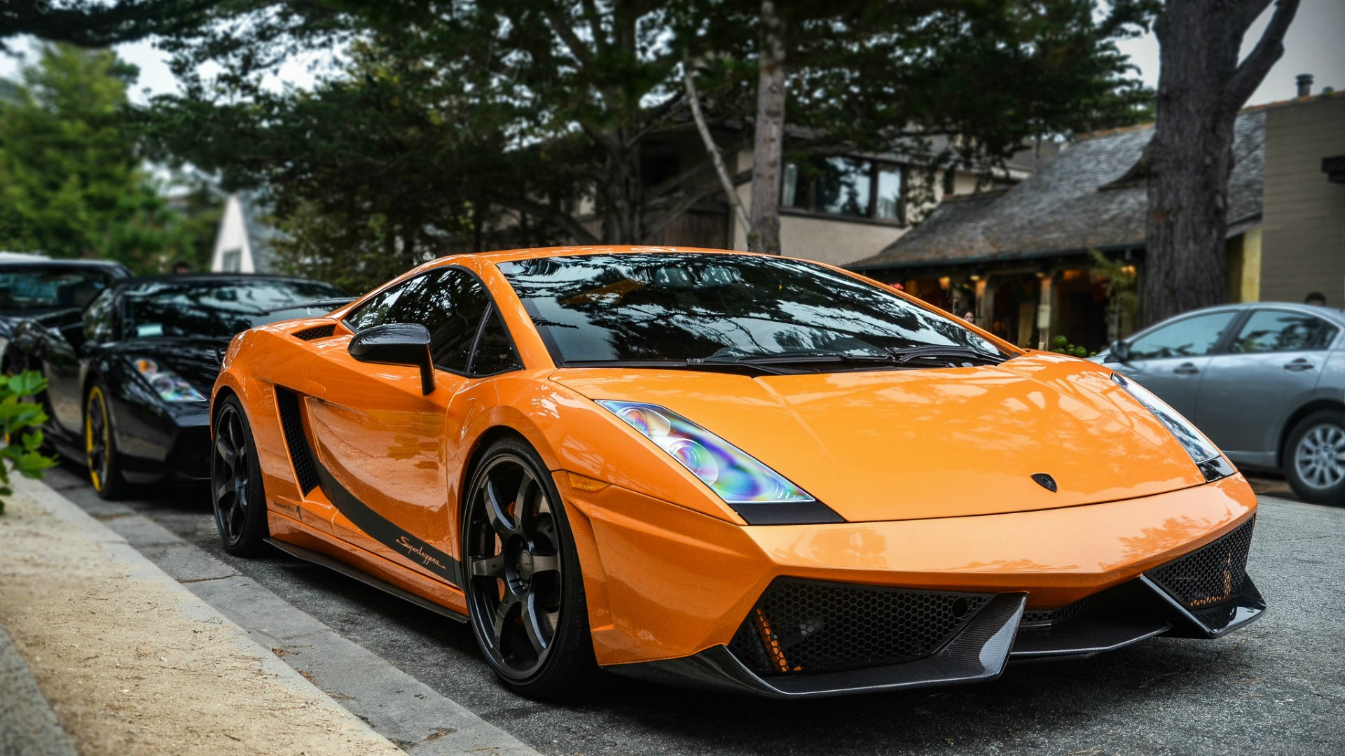 Lamborghini Gallardo lp570 4 Superleggera оранжевая