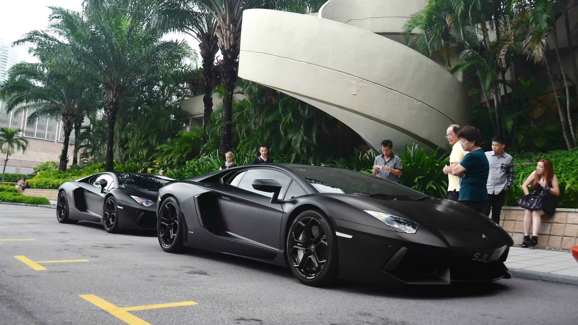 Lamborghini Aventador lp700 4 Matte Black 2013