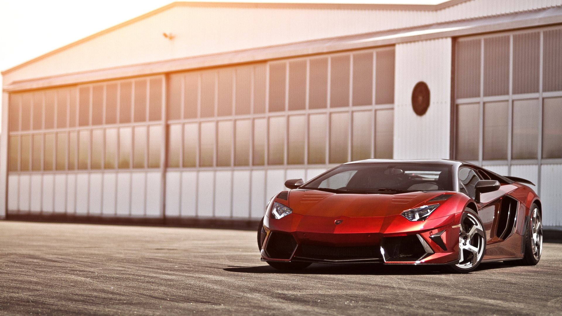 Lamborghini Aventador lp700 красный