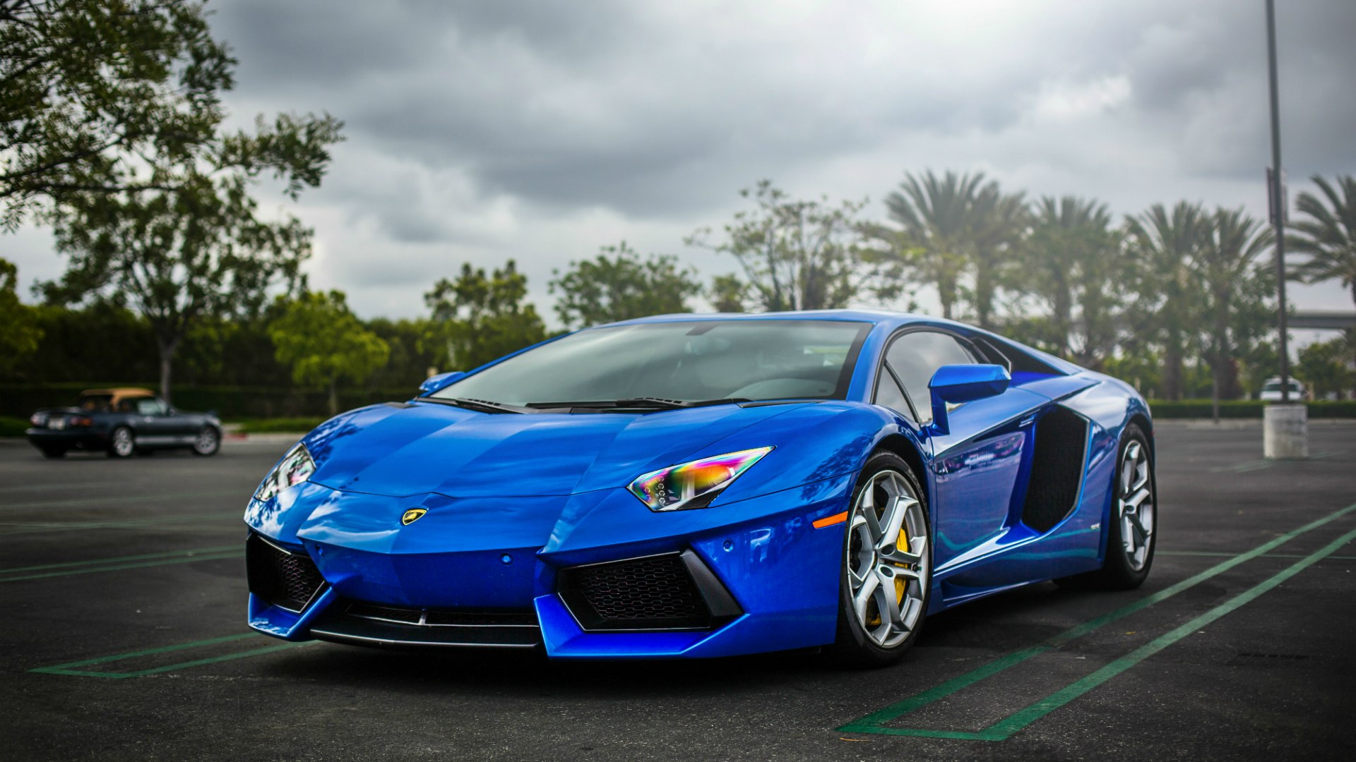 Lamborghini Aventador lp700 Blue