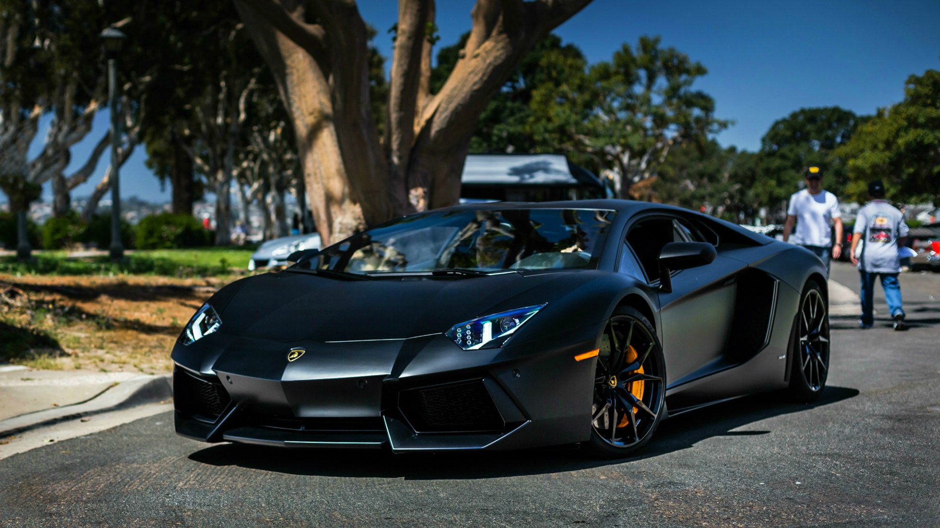 Lamborghini Aventador lp700 4 Black Wallpaper