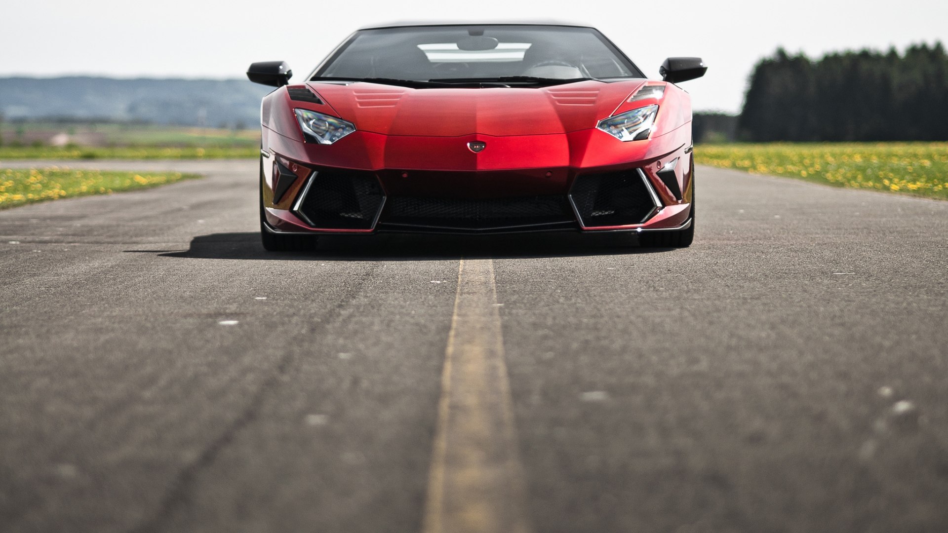 Lamborghini Aventador Mansory Red