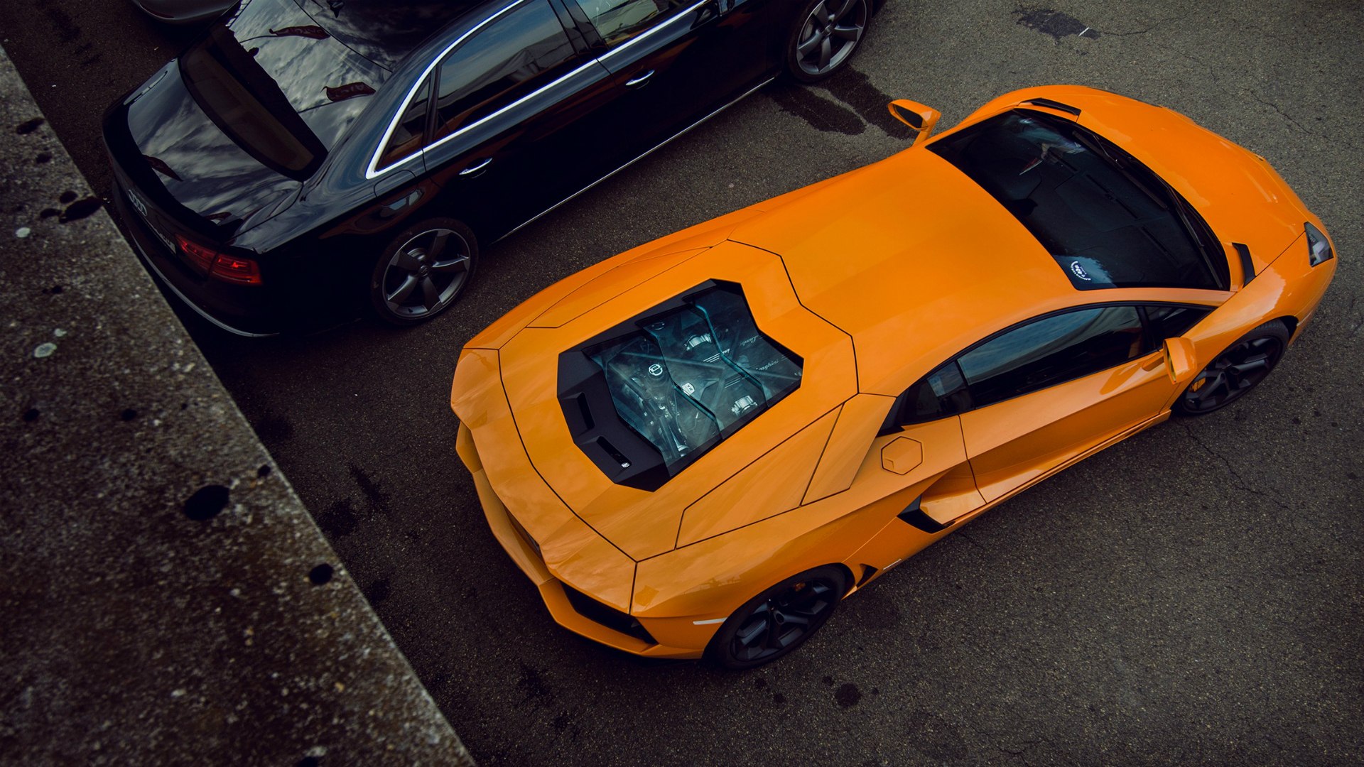 Lamborghini Aventador lp700 Orange