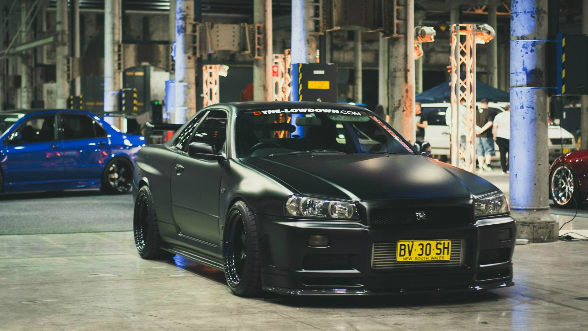 Nissan Skyline gtr34 черный