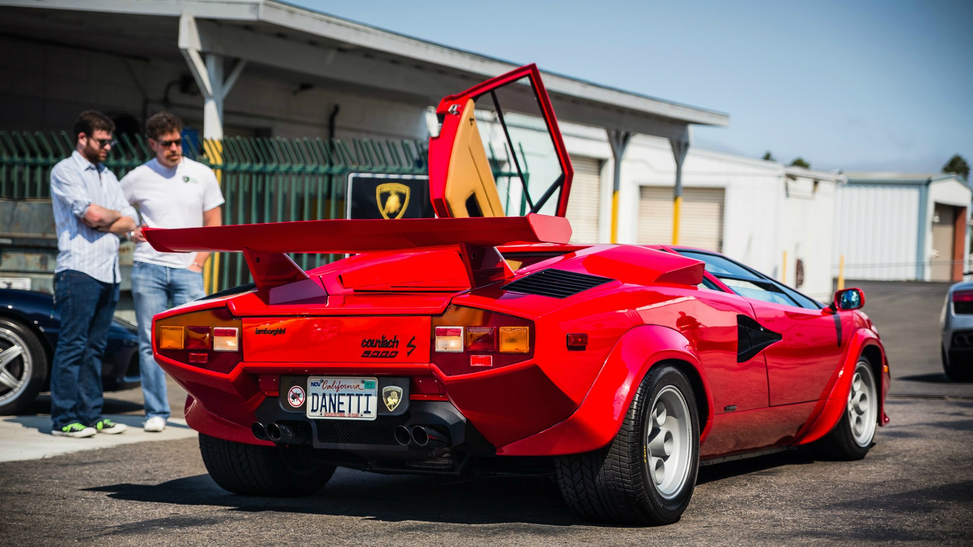 Lamborghini Countach на рабочий стол 1920х1080