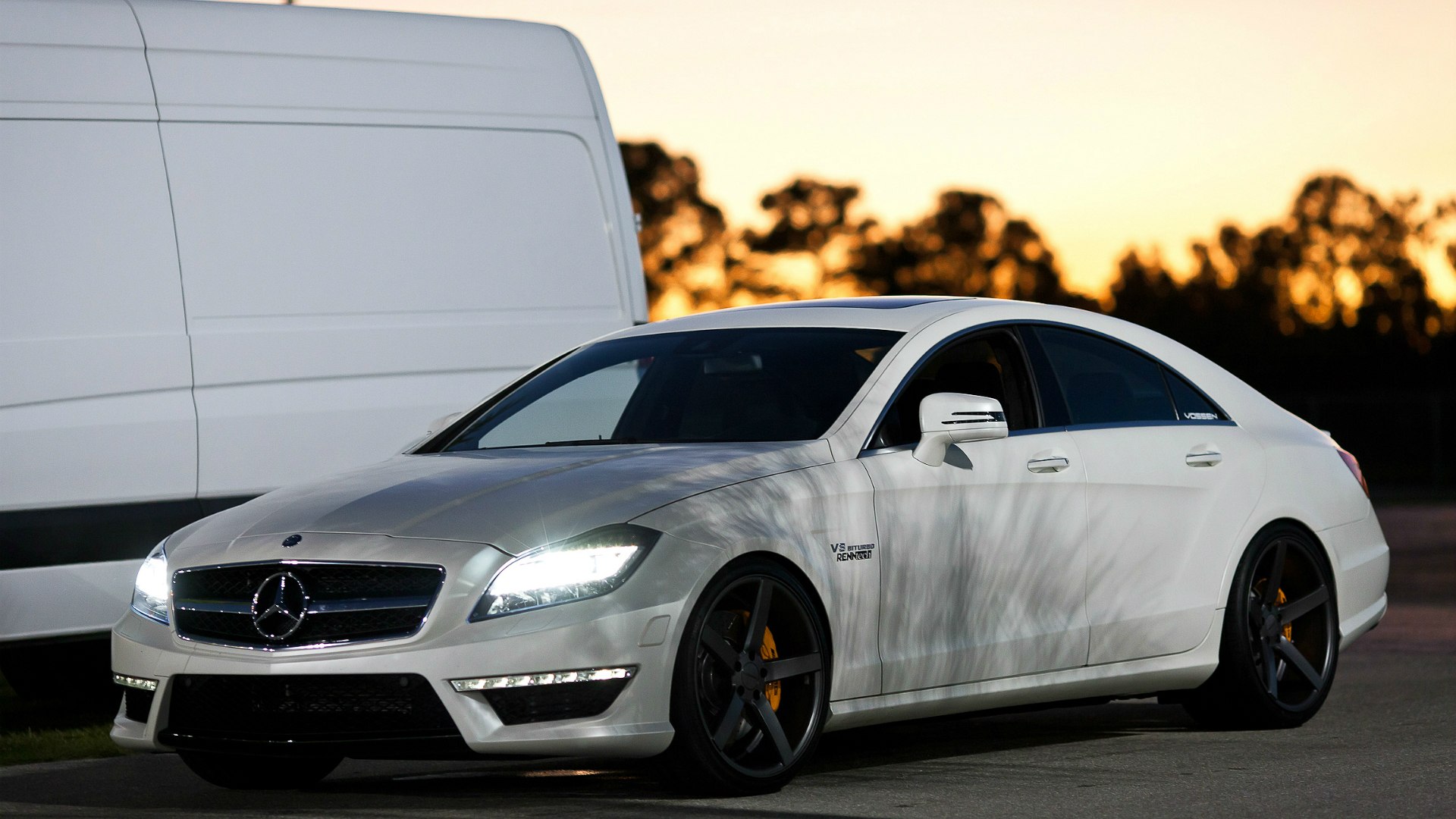 Mercedes-Benz CLS 63 AMG HD обои на рабочий стол (1920х1080)