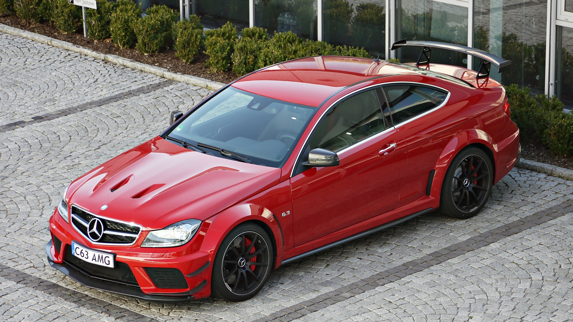 Mercedes Benz c63 AMG Black 1920С…1080