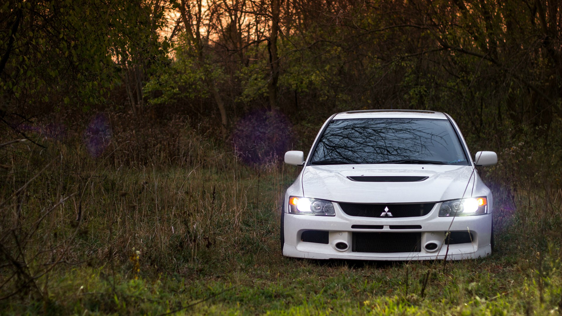 Lancer 9 Evolution Sunset