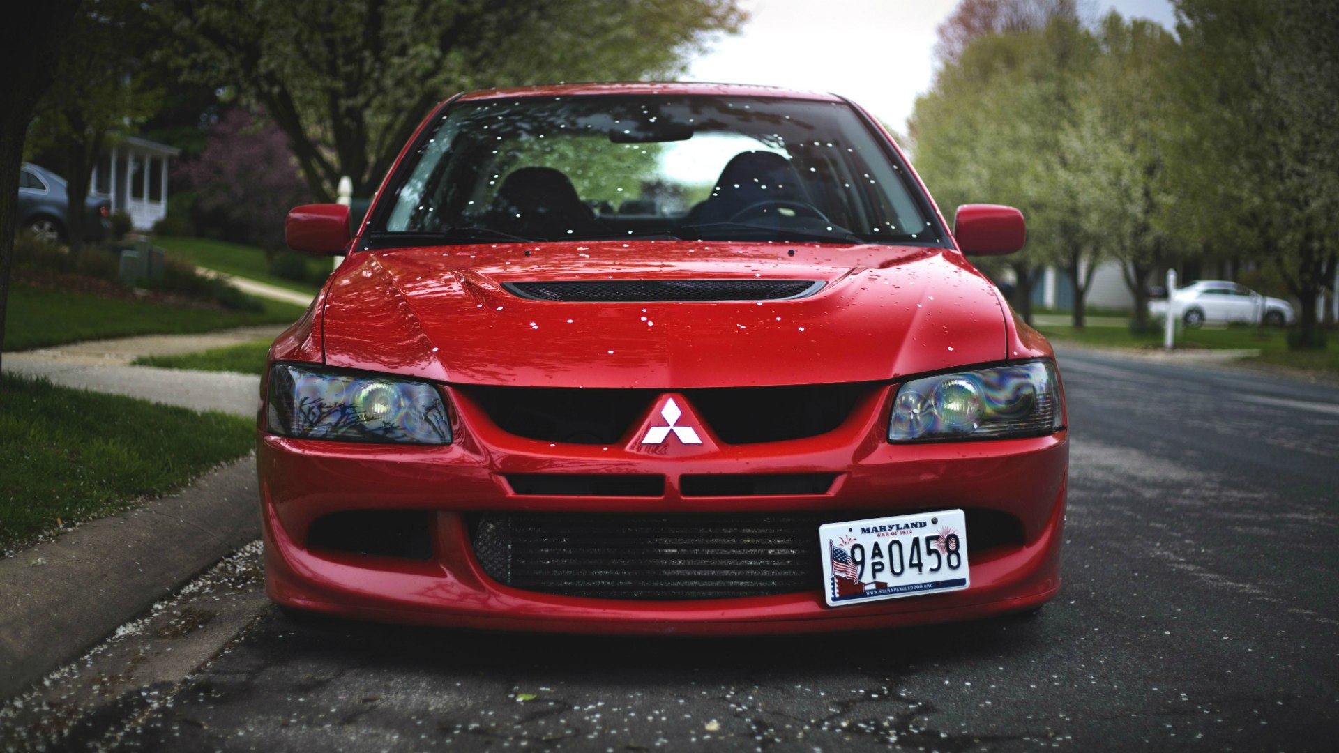 Mitsubishi Lancer Evolution 10 зима