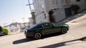 Ford Mustang, спортивный автомобиль, авто в движении