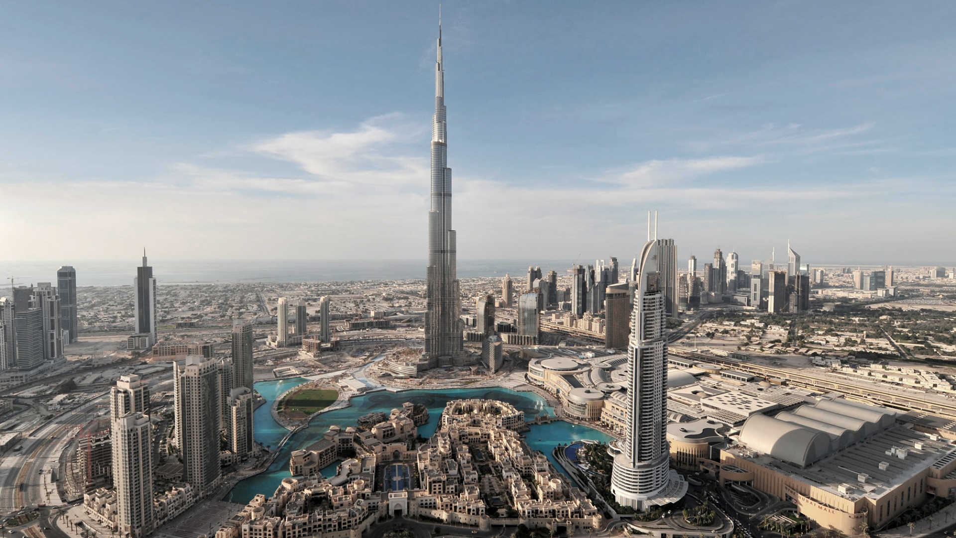 Панорама Дубая с Бурдж Халифа