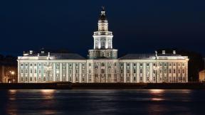 Россия, Санкт-Петербург, река, ночь, ночной город