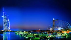 ОАЭ, Дубай, отель, вечер, вечерний город