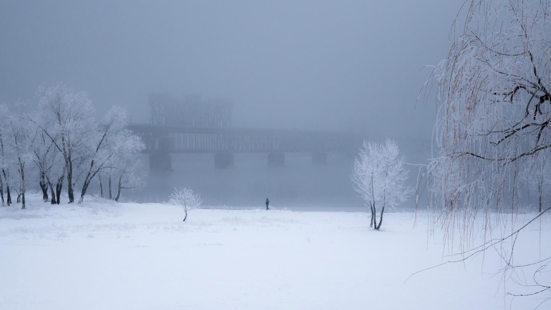 Серая зима фото