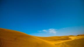 пустыня, песок, небо, синее небо
